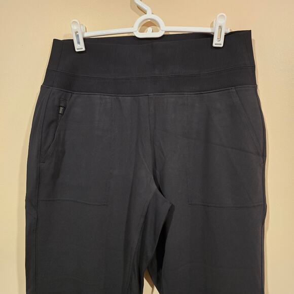 Women's Athleta Black Athletic Jogger Pants Elastic Waist | Size Medium - Picture 3 of 8